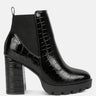 foxy faux leather croc chelsea boots#color_black