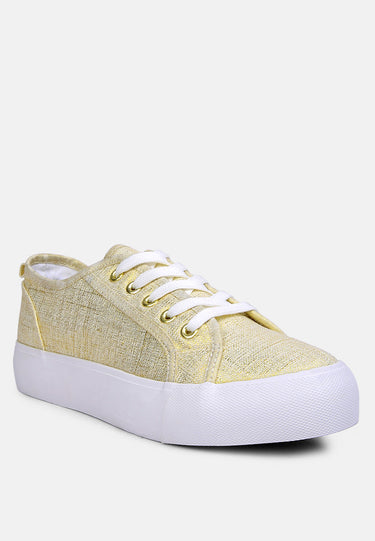 Knitted Platform Sneakers by Mode