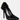 hornet high heeled satin pump sandals in black#color_black