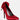 hornet high heeled satin pump sandals in red#color_red