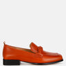 hostess genuine leather braided loafers#color_cognac