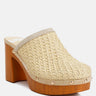 Jeydena Raffia Platform Clogs In Natural#color_natural