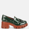 jonah tassels detail chunky loafers#color_dark-green