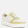 KJAER Dual Tone Leather Sneakers#color_off-white-green