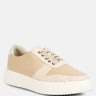 KJAER Dual Tone Leather Sneakers#color_Off-white-Beige