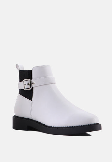 Kyra Wide Fit Zipper Ankle Boots