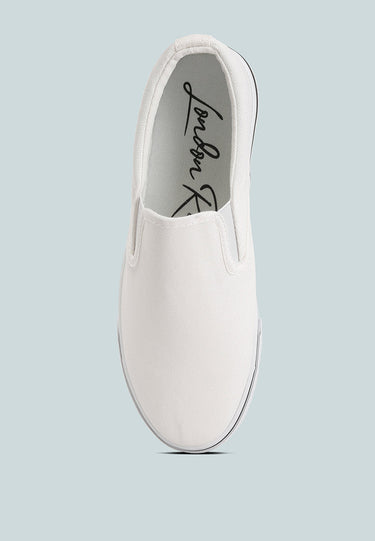 Laszlo Canvas Slip on Sneakers