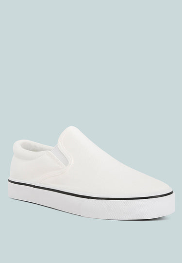 Laszlo Canvas Slip on Sneakers