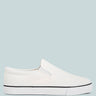 laszlo canvas slip on sneakers#color_white