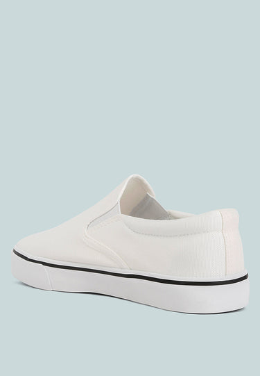 Laszlo Canvas Slip on Sneakers