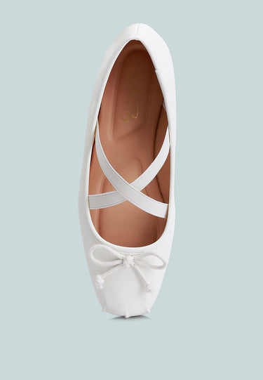 Leina Recycled Faux Leather Ballet Flats