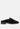 LENA Black Suede Walking Loafer Mules-Black