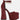 lucky me block platform sandal with metal chain#color_burgundy
