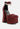 lucky me block platform sandal with metal chain#color_burgundy