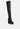 maple high block heeled faux suede long boots#color_black