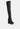 maple high block heeled faux suede long boots#color_black