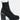 medusa knitted block heel ankle boots#color_black