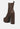 meows faux leather high heeled ankle boots#color_brown