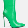 mercury stiletto ankle boots#color_green