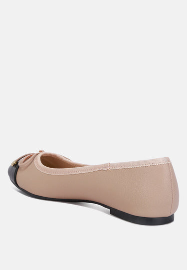 Minato Two Tone Ballet Flats by RAG