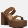 Misaki Woven Suede Strap Platform Sandals in Tan#color_tan