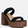 Misaki Woven Suede Strap Platform Sandals in Black#color_black