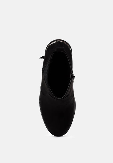 Nayle Block Heel Chelsea Boots