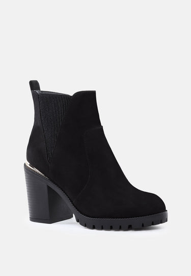 Nayle Block Heel Chelsea Boots