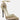 NOBLES Gold High Heeled Patent Diamante Sandals_Gold