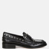 oglavia studs embellished leather loafers#color_black