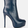 orion high heeled croc ankle boot#color_navy