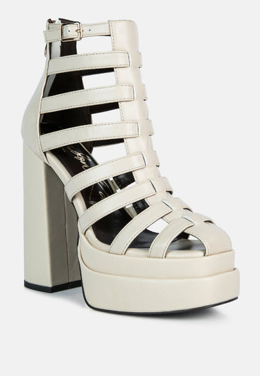 rielle high platfrom cage bootie sandal#color_beige