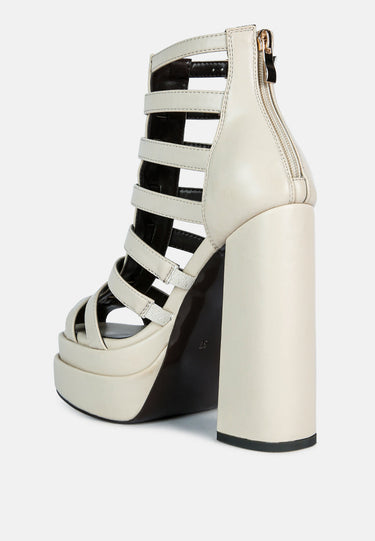 rielle high platfrom cage bootie sandal#color_beige