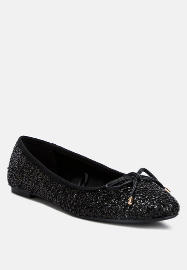 Ringo Sequin Embellished Ballet Flats by RAG
