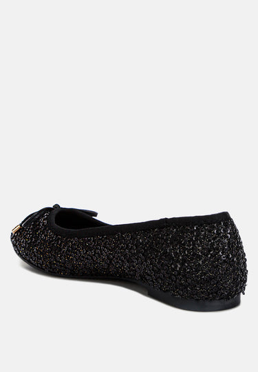 Ringo Sequin Embellished Ballet Flats by RAG