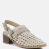 ROSALIE Off White Block Heeled Sandal#Color#offwhite