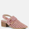 ROSALIE Pink Block Heeled Sandal#color_pink