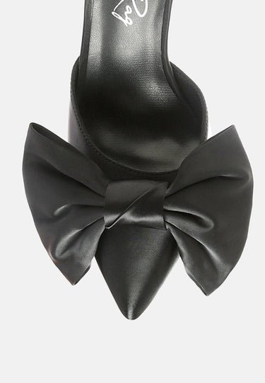 Sidonie Bow Detail Stiletto Mules