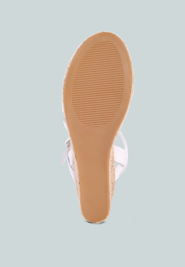 Sierra T-Strap High Wedge Sandals
