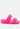 smoothie fur slip-on flats#color_pink
