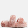 smoothie fur slip-on flats#color_blush