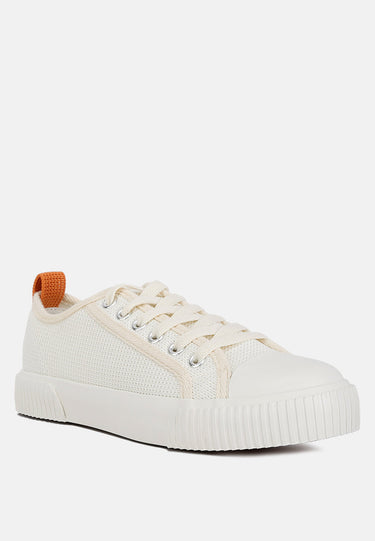 sway chunky sole knitted textile sneakers#color_beige