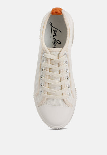 sway chunky sole knitted textile sneakers#color_beige