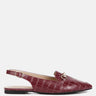 trempe croc slingback flat sandals#color_burgundy