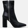 valeria pointed toe high ankle boots with side zipper#color_black