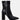 valeria pointed toe high ankle boots with side zipper#color_black