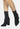 zahara faux suede block heeled boots#color_black