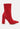 zahara faux suede block heeled boots#color_red