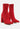 zahara faux suede block heeled boots#color_red