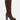 zilly knee high faux suede boots#color_brown
